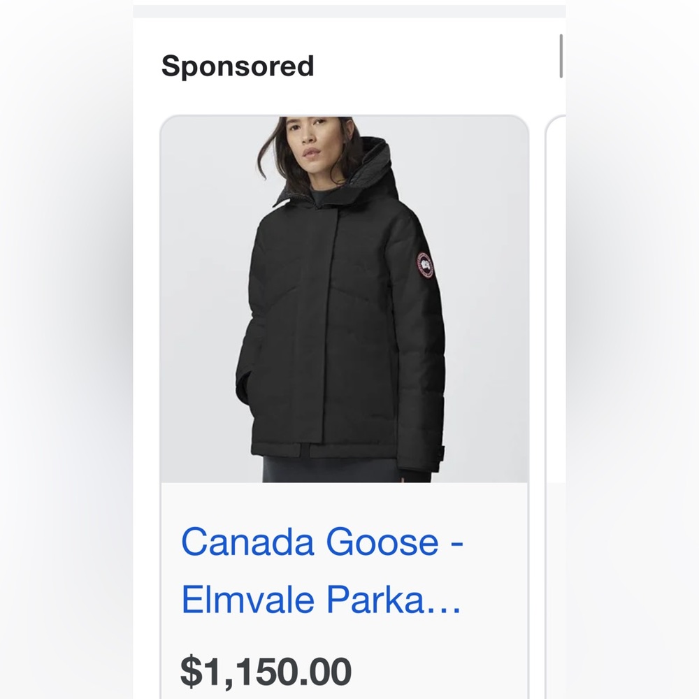 CANADA GOOSE JACKET retail 1,150